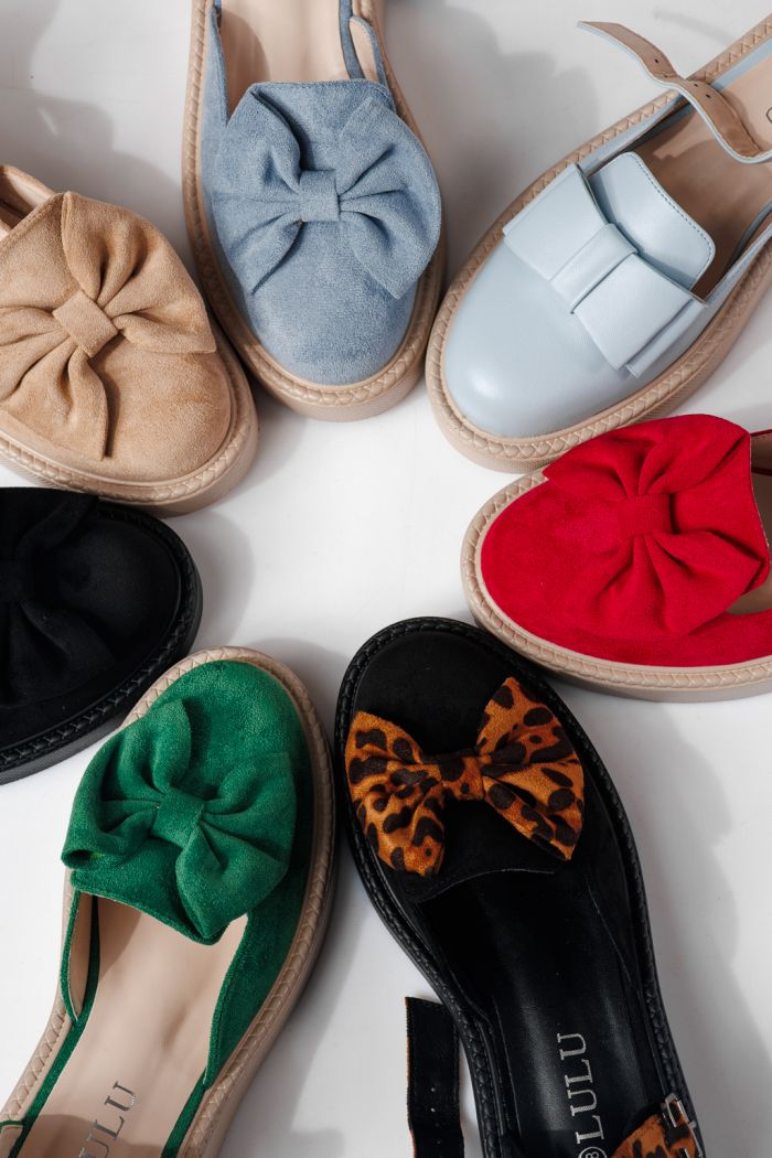 Дамски зелени ежедневни обувки от еко кожа и велур Adina #24217