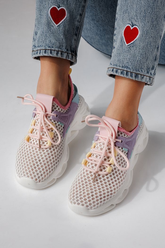 Дамски маратонки многоцветни от текстилен материал Florentina #24312