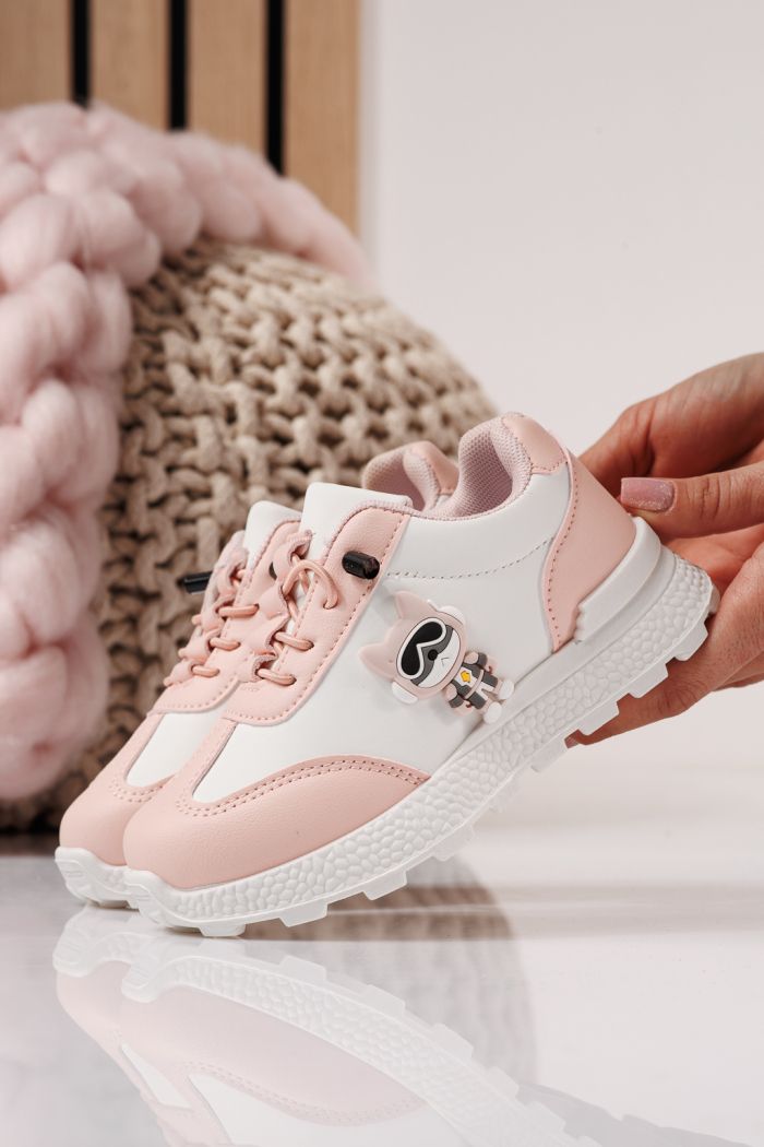 Детски маратонки розови от еко кожа Ana #24386