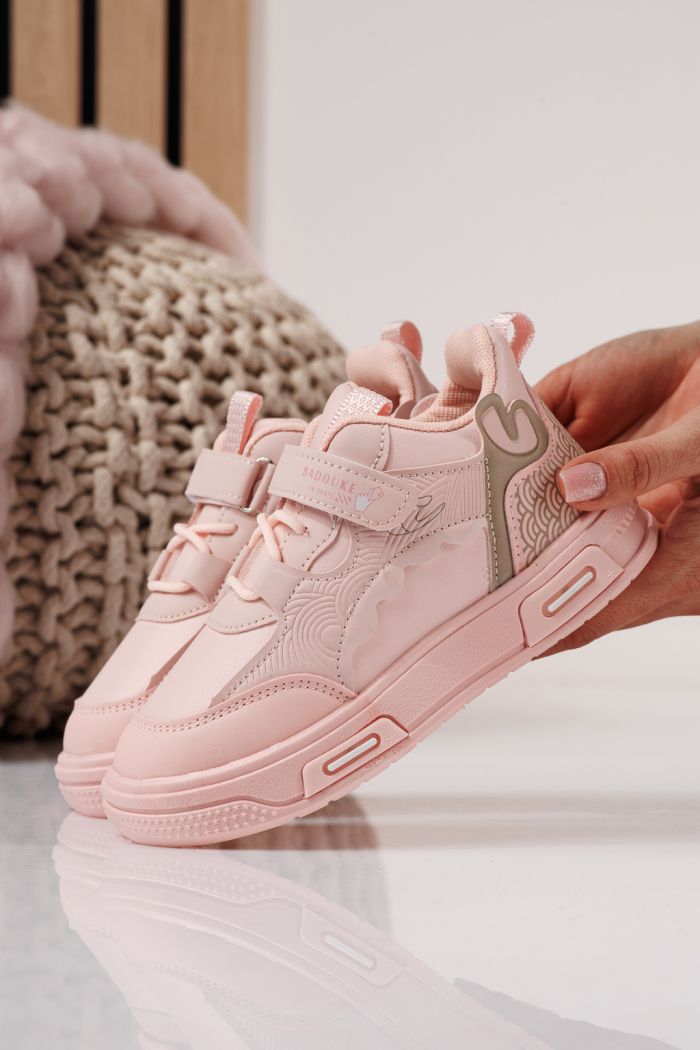 Детски маратонки розови от еко кожа Iris #24346