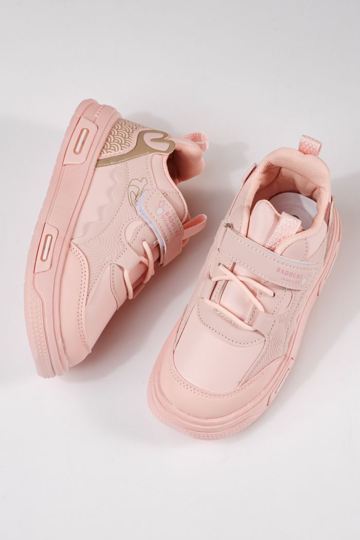 Детски маратонки розови от еко кожа Iris #24342