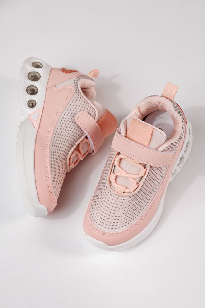 Детски маратонки розови от текстилен материал Victoria #24355