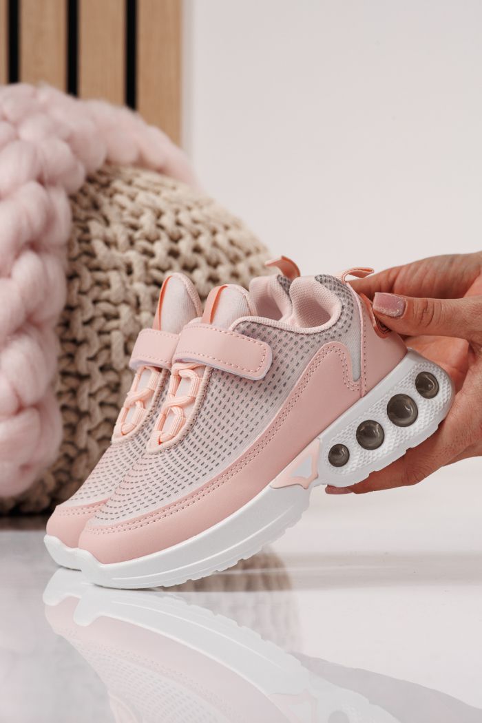 Детски маратонки розови от текстилен материал Victoria #24358