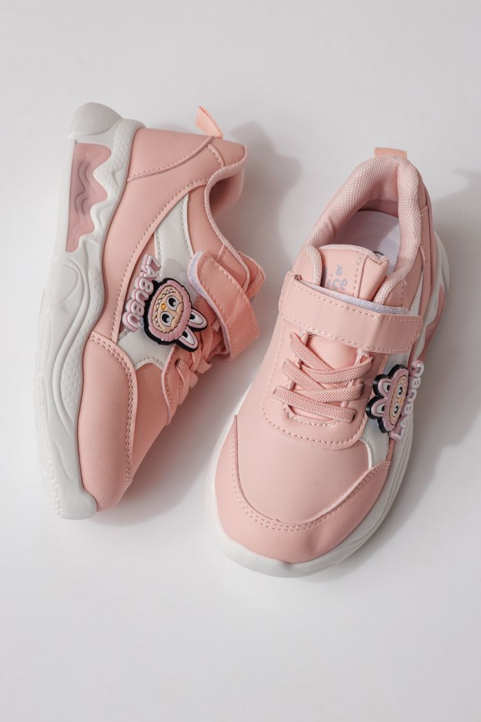 Детски маратонки розови от еко кожа Bubu #24373