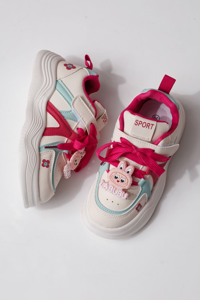 Детски маратонки розови от еко кожа Bubu #24337