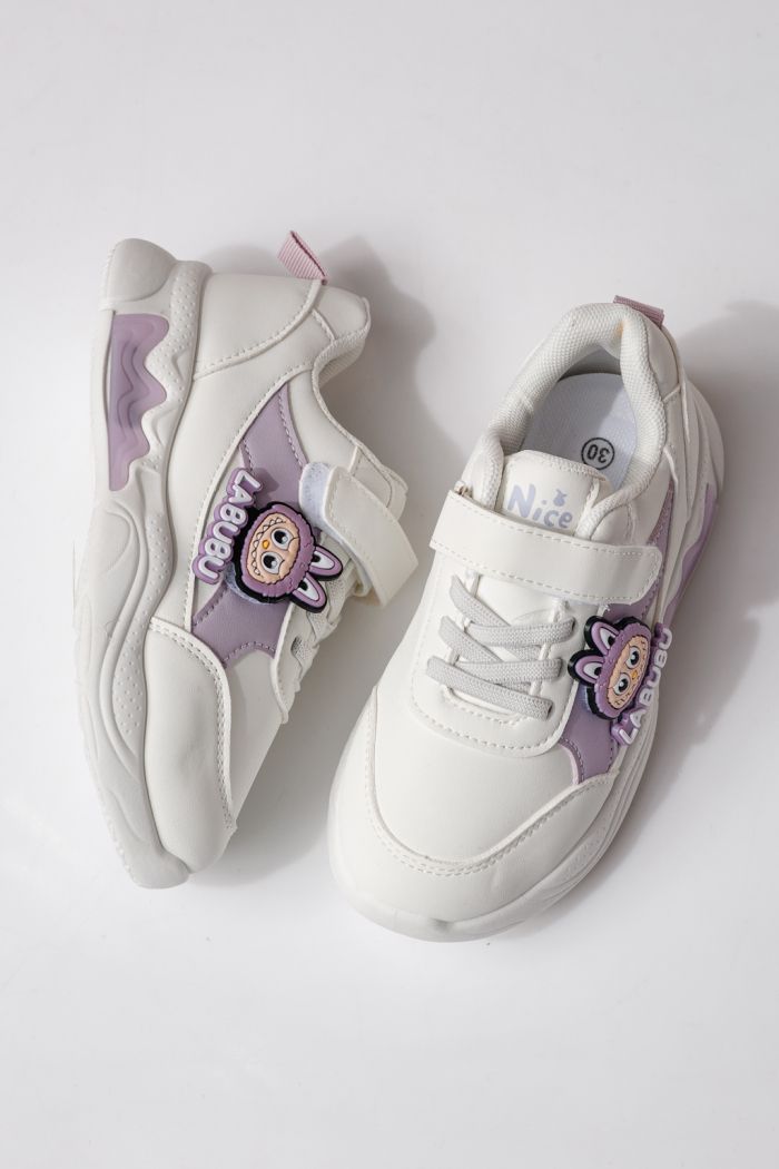 Детски маратонки бели от еко кожа Bubu #24371