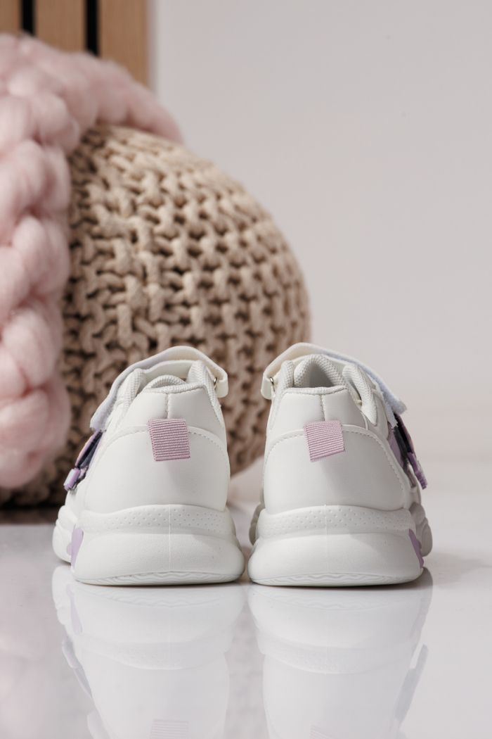 Детски маратонки бели от еко кожа Bubu #24371