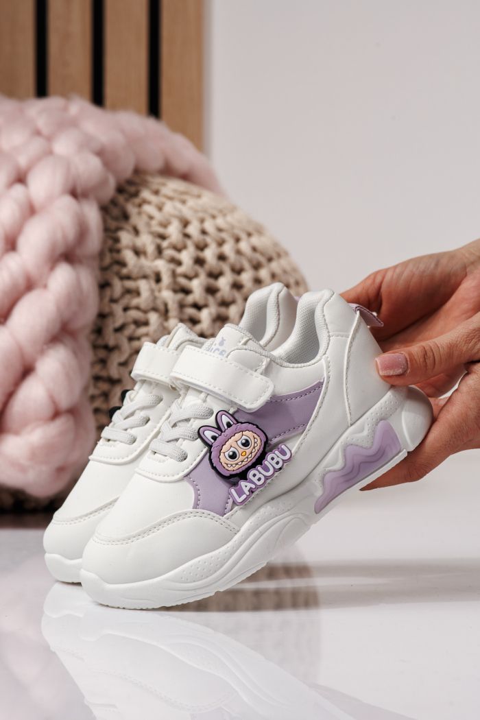 Детски маратонки бели от еко кожа Bubu #24371