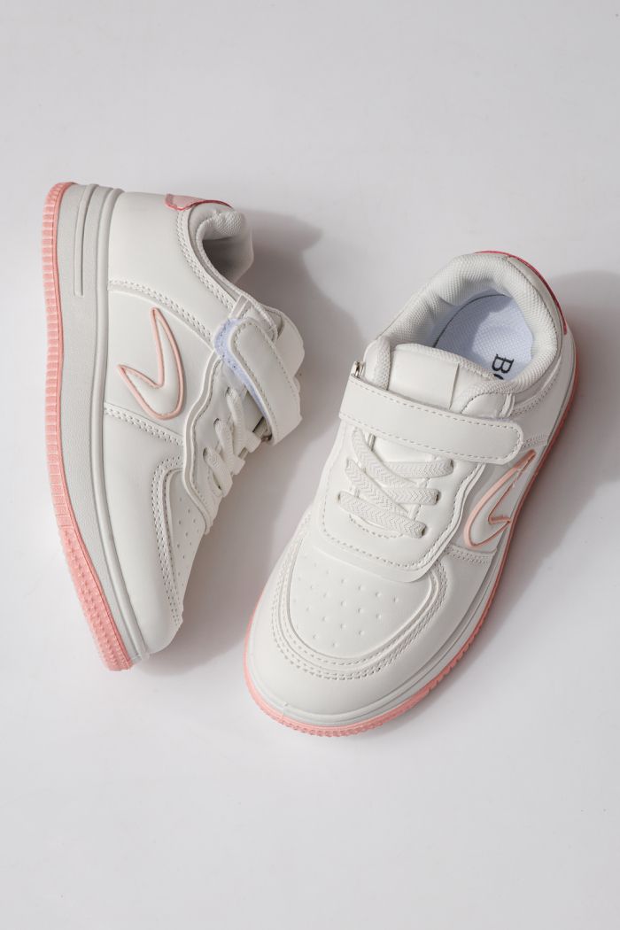 Детски маратонки розови от еко кожа Ema  #24326