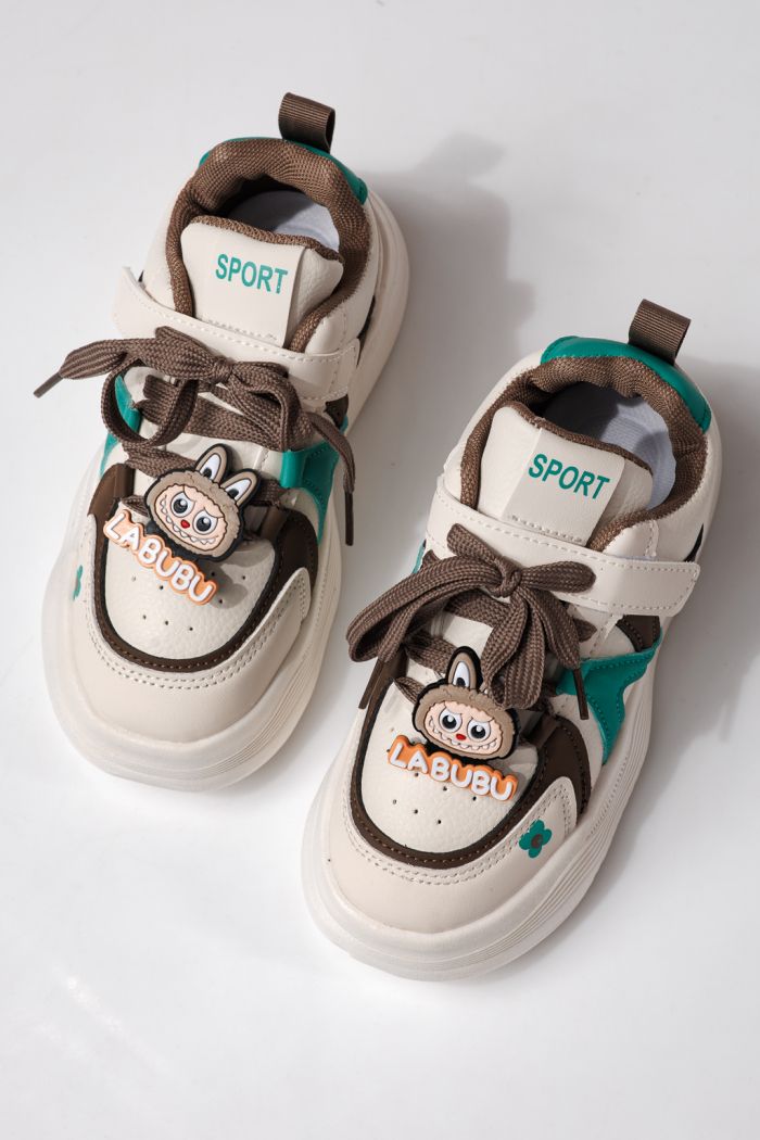 Детски маратонки зелени от еко кожа Bubu #24336