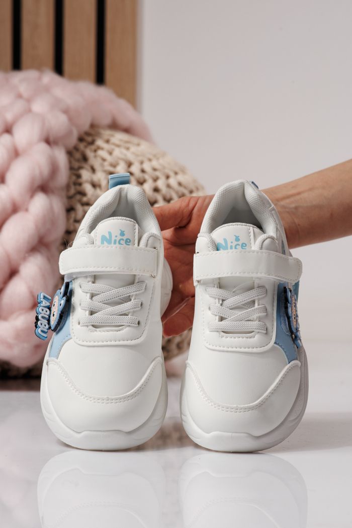 Сини детски маратонки от екокожа Bubu #24376