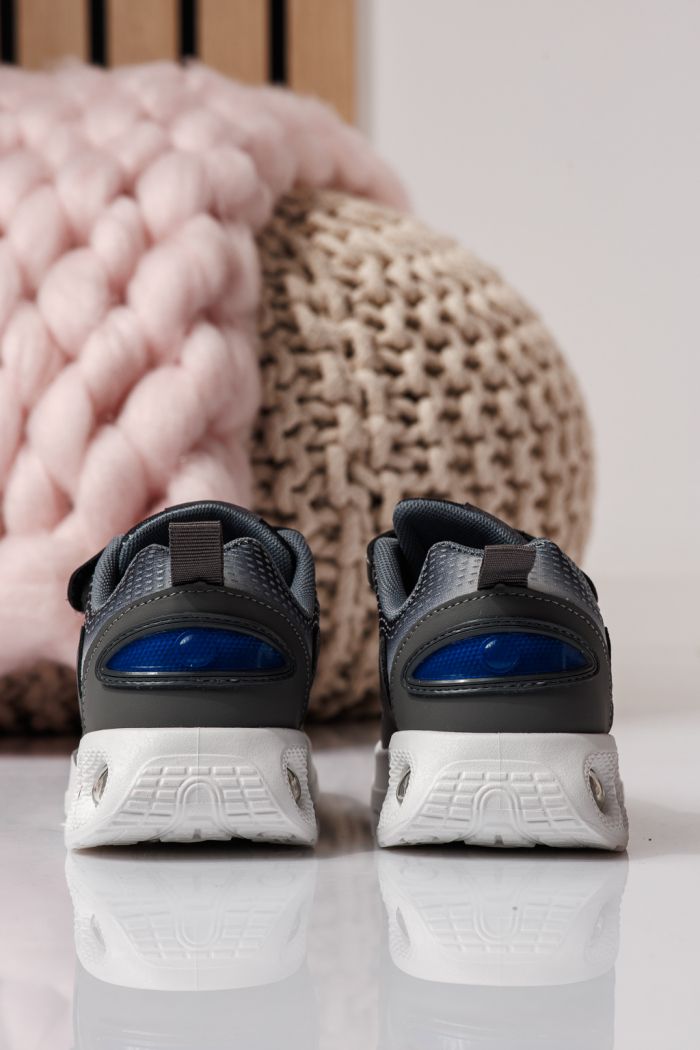 Детски маратонки сиви от текстилен материал Victoria #24356