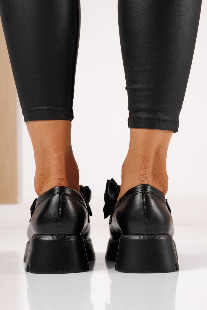 Всекидневни дамски обувки Natalia от еко кожа черни #16429