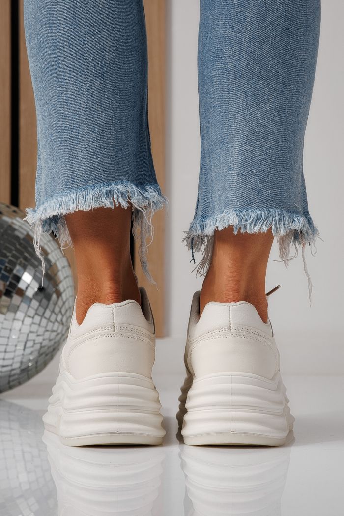 Дамски маратонки черни от еко кожа Adelina #24284