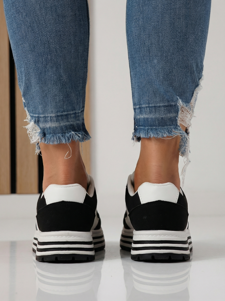 Дамски маратонки бели от еко кожа Tabitha #24454