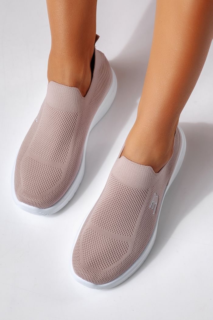 Дамски маратонки лилави от текстилен материал Alona #24461