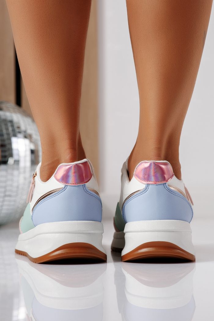 Дамски маратонки многоцветни от еко кожа Alana #24415