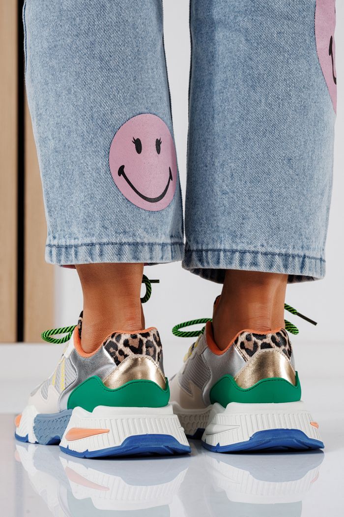 Дамски маратонки леопард от еко кожа Devi #24546