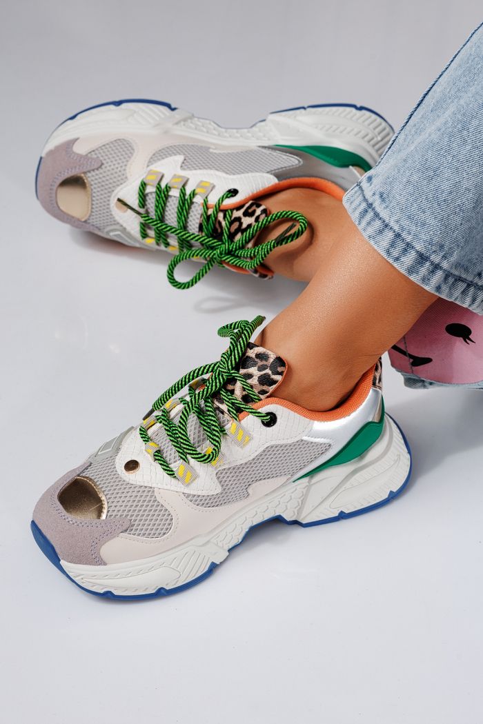 Дамски маратонки леопард от еко кожа Devi #24546