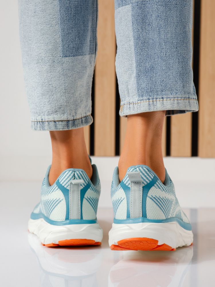 Дамски маратонки зелени от текстилен материал Luisa #24560