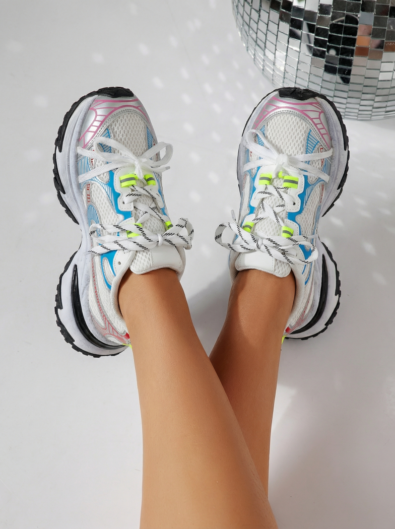 Дамски многоцветни маратонки от екокожа Anne #24528