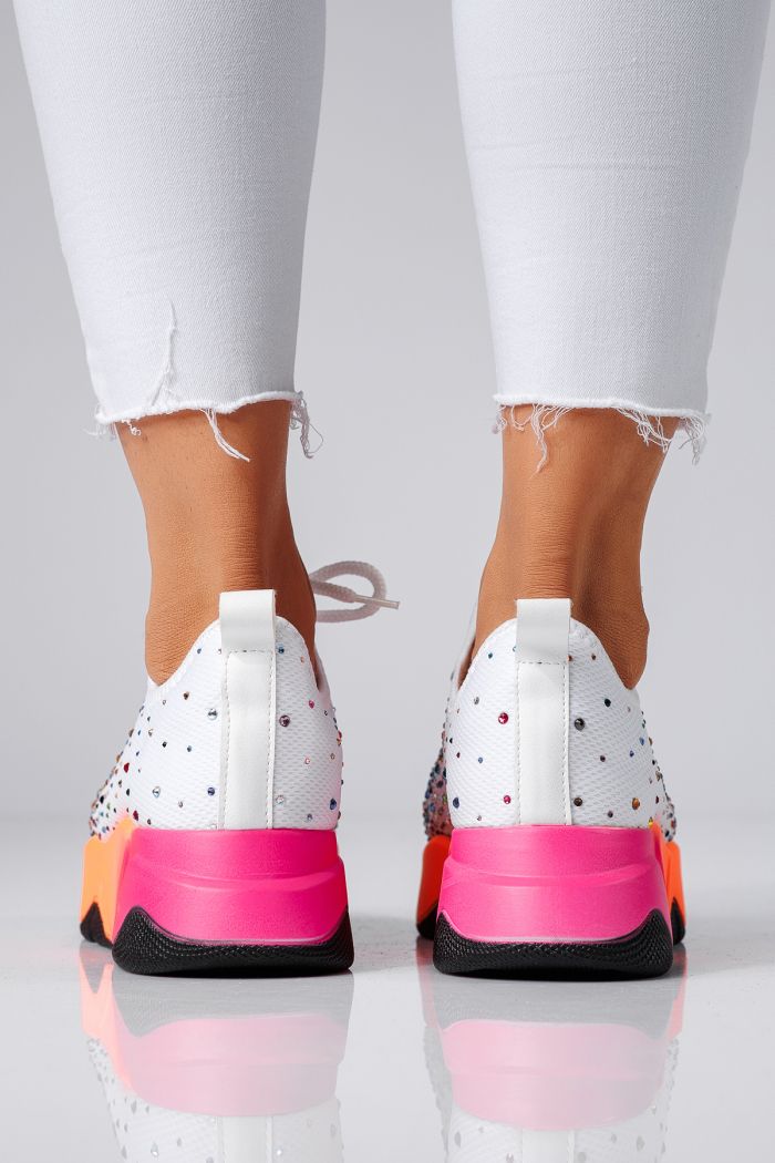 Дамски многоцветни текстилни маратонки Maria #24607