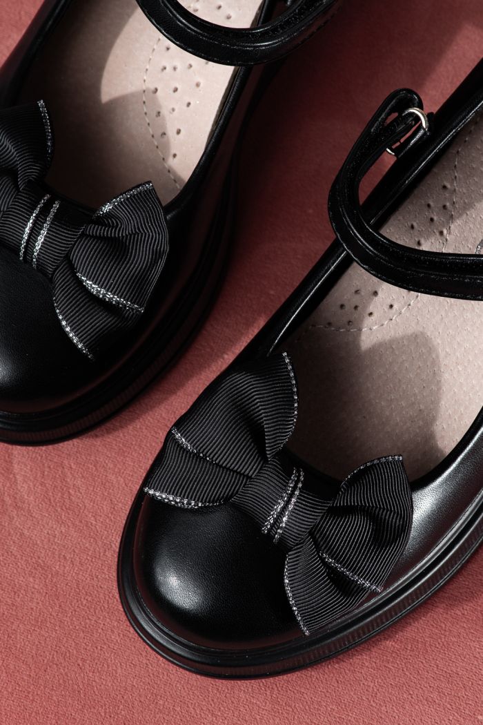 Обувки за момичета черни от еко кожа Alis2 #24650