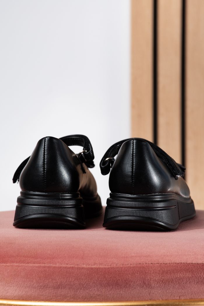 Обувки за момичета черни от еко кожа Alis2 #24650