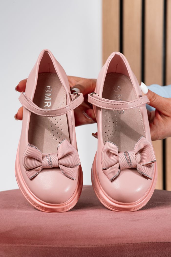 Обувки за момичета розови от еко кожа Alis2 #24651