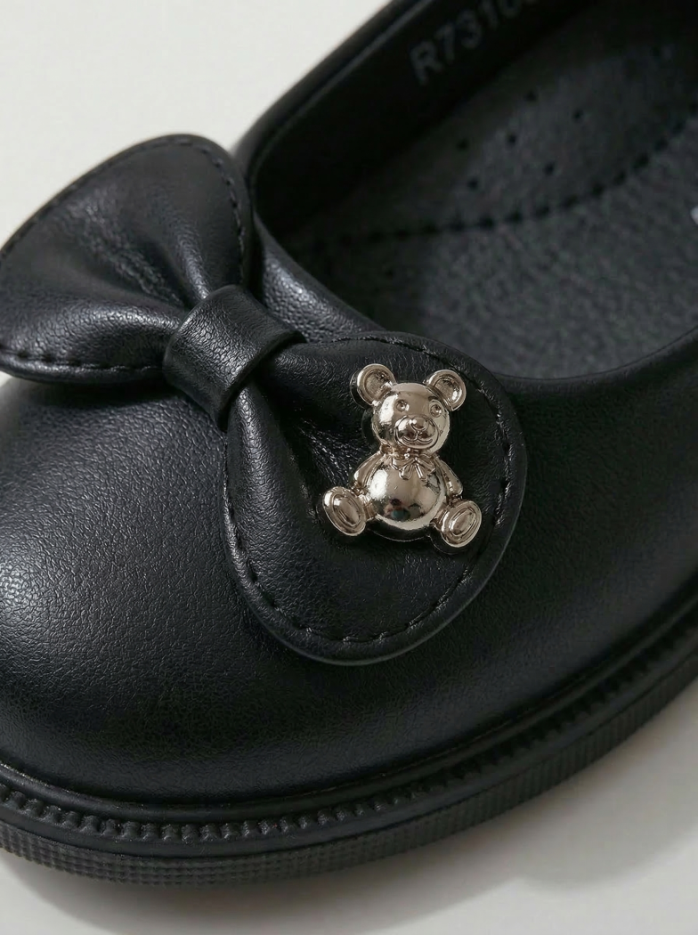 Черни обувки за момиче от еко кожа Lorete #24623