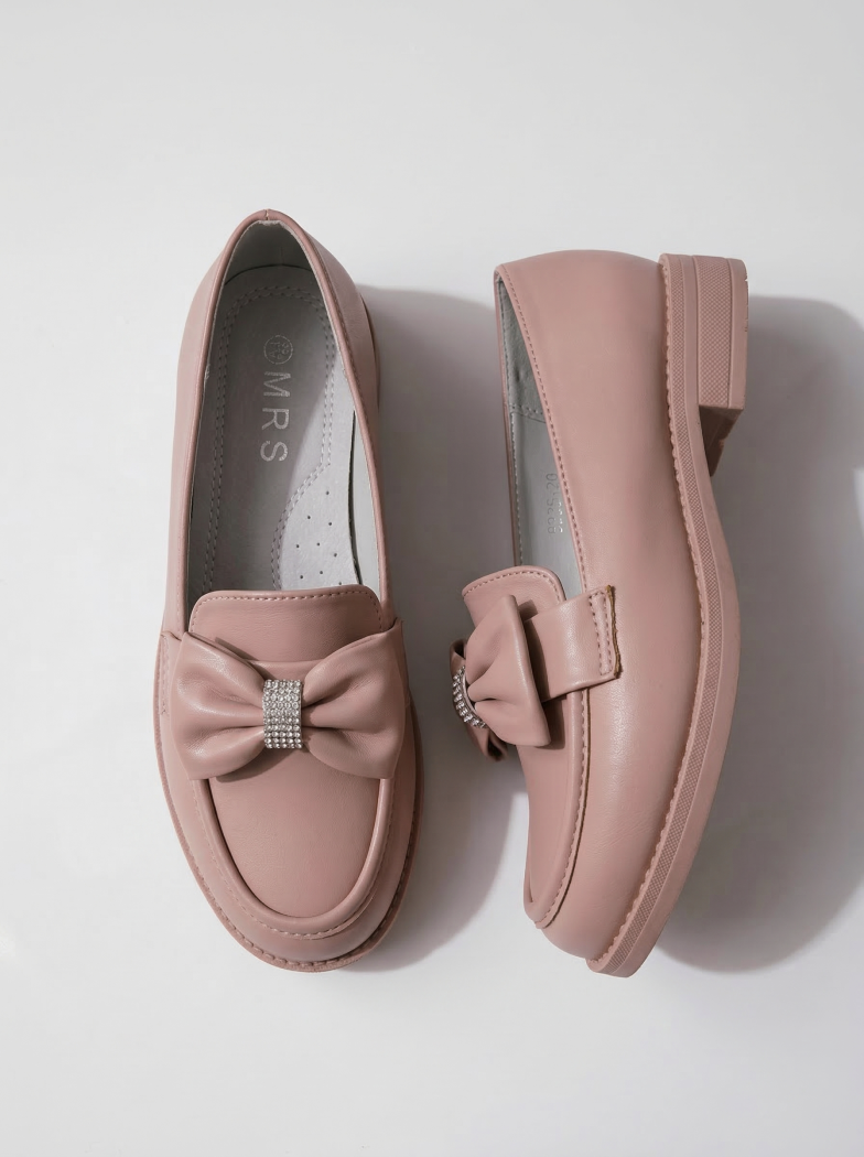 Розови обувки за момиче от екокожа Alda2 #24621