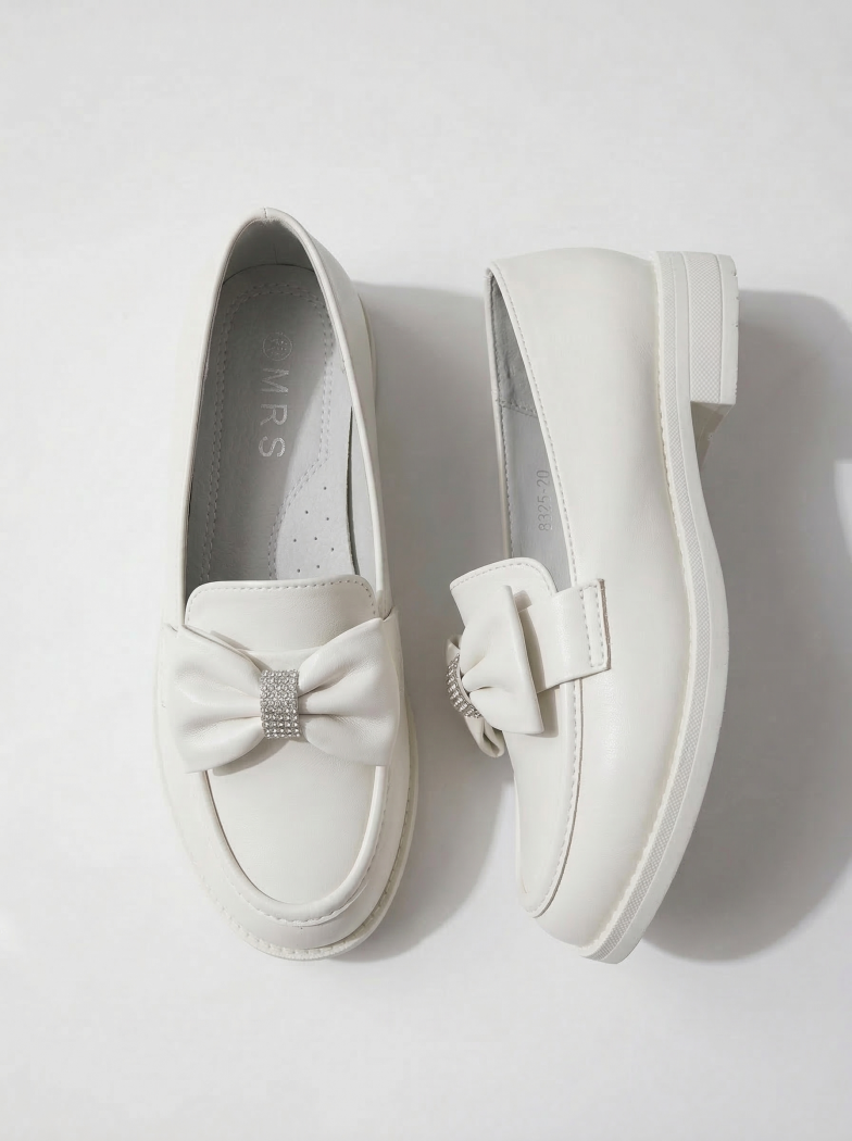 Бели обувки за момиче от еко кожа Alda #24616