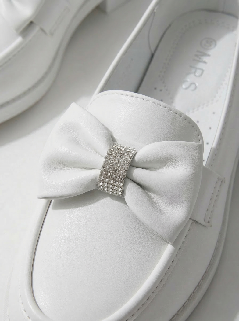 Бели обувки за момиче от еко кожа Alda2 #24622
