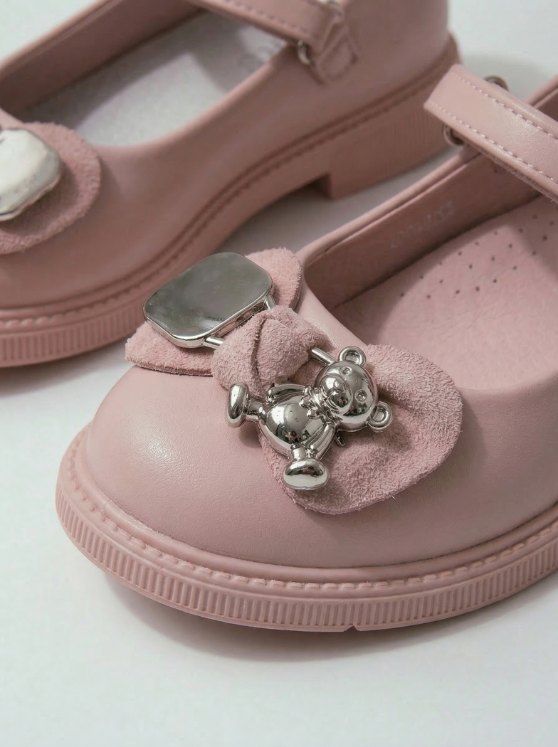 Обувки за момичета розови от еко кожа Alina2 #24637