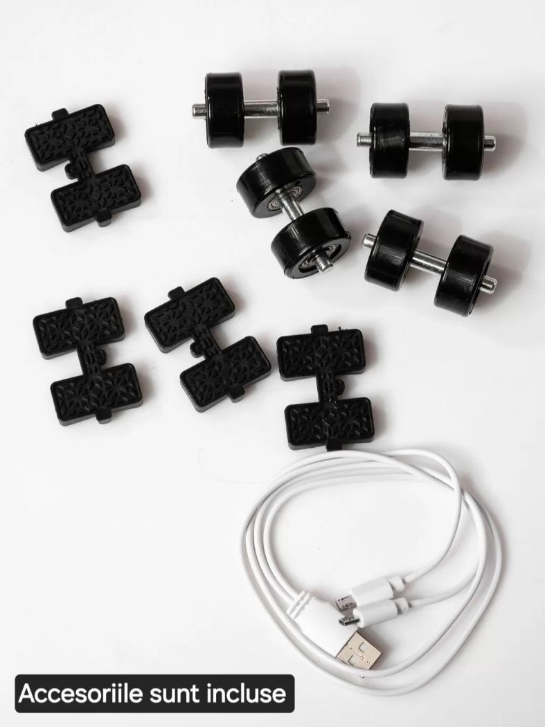 Маратонки с колелца лилави от текстилен материал Helys3 #24868