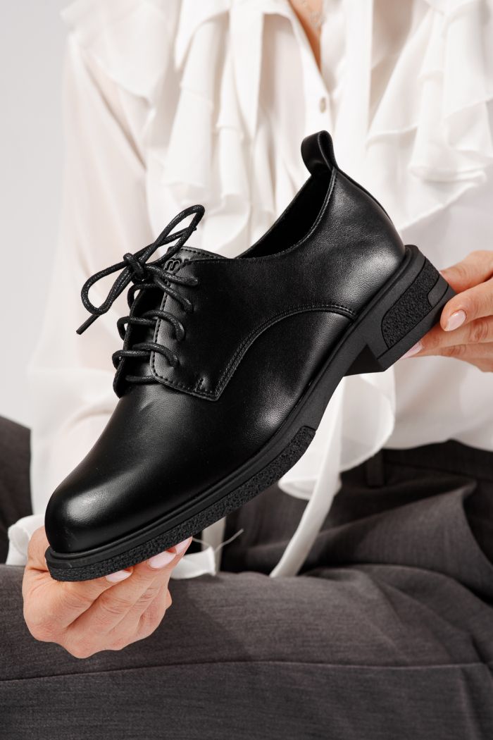 Всекидневни дамски обувки черни от еко кожа Bellamy #24892