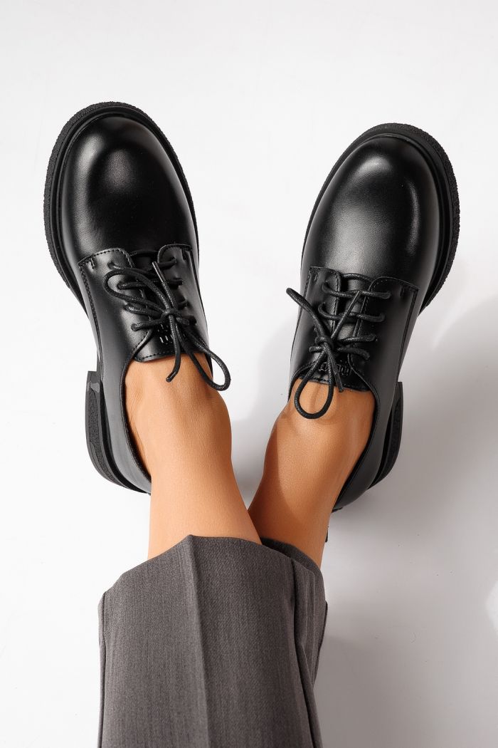 Всекидневни дамски обувки черни от еко кожа Bellamy #24892