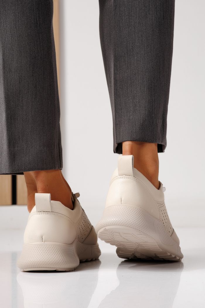 Всекидневни дамски обувки бежови от еко кожа Bica #24937