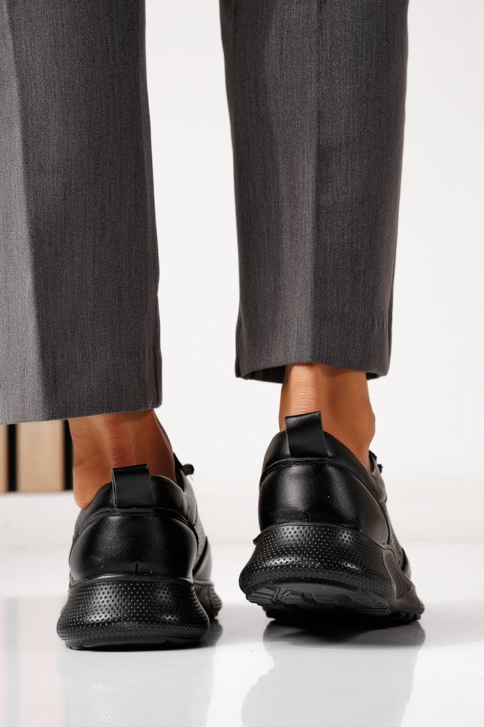 Всекидневни дамски обувки черни от еко кожа Bica #24938