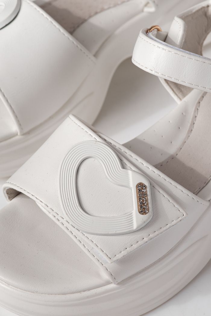 Детски сандали бели от еко кожа Dysis #24912