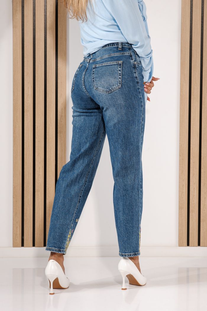 Дамски дънки Skater Fit Yara сини #A1437