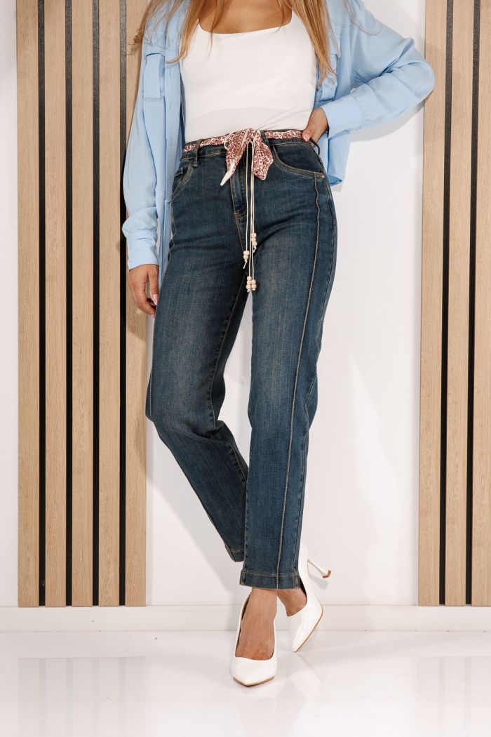 Дамски дънки Skater Fit Isara сини #A1436