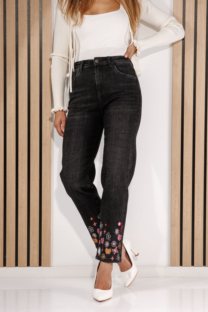 Дамски дънки Skater Fit Irisa черни #A1438
