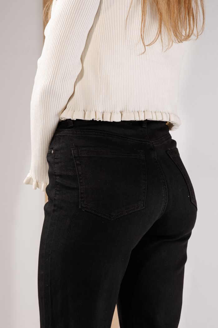 Дамски дънки Baggy Fit Elys черни #A1435