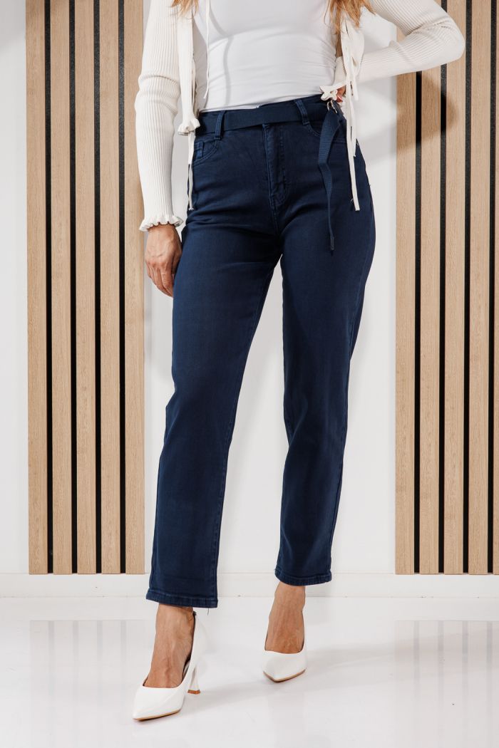 Дамски дънки Baggy Fit Sarah сини #A1464