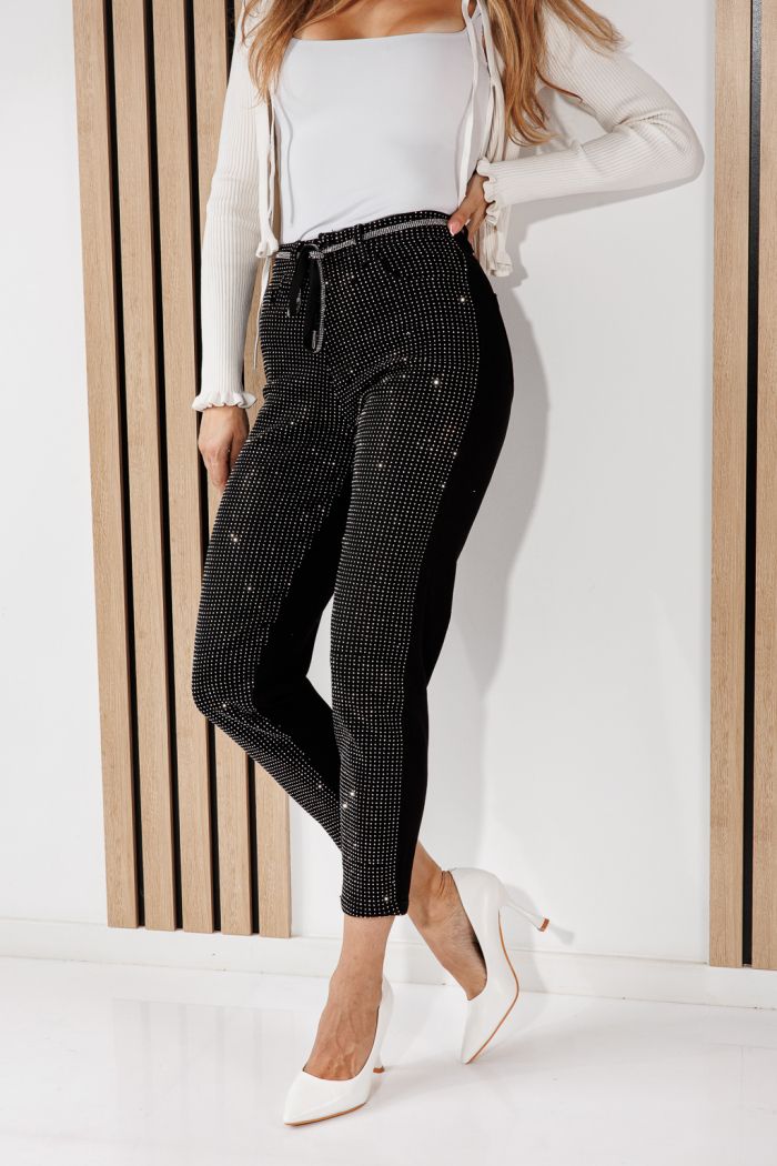 Дамски дънки Baggy Fit Alma черни #A1457