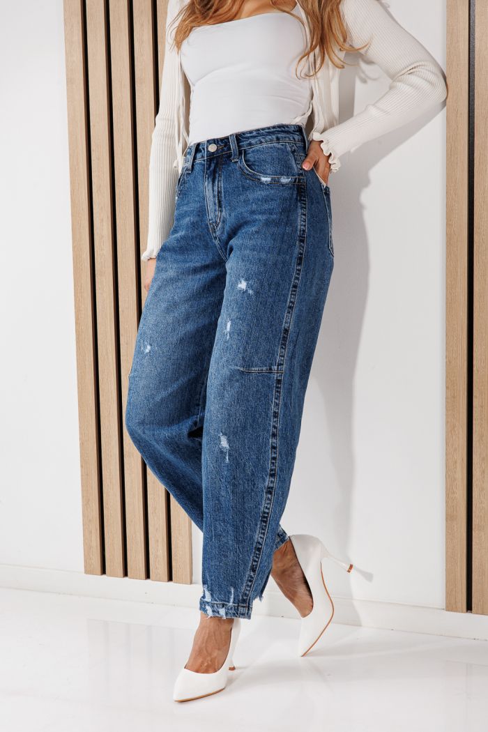 Дамски дънки Loose Fit Noa сини #A1450