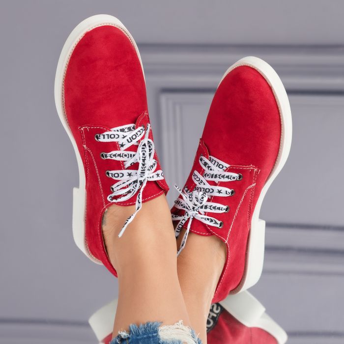 дамски ежедневни обувки Aurora домати #3815M