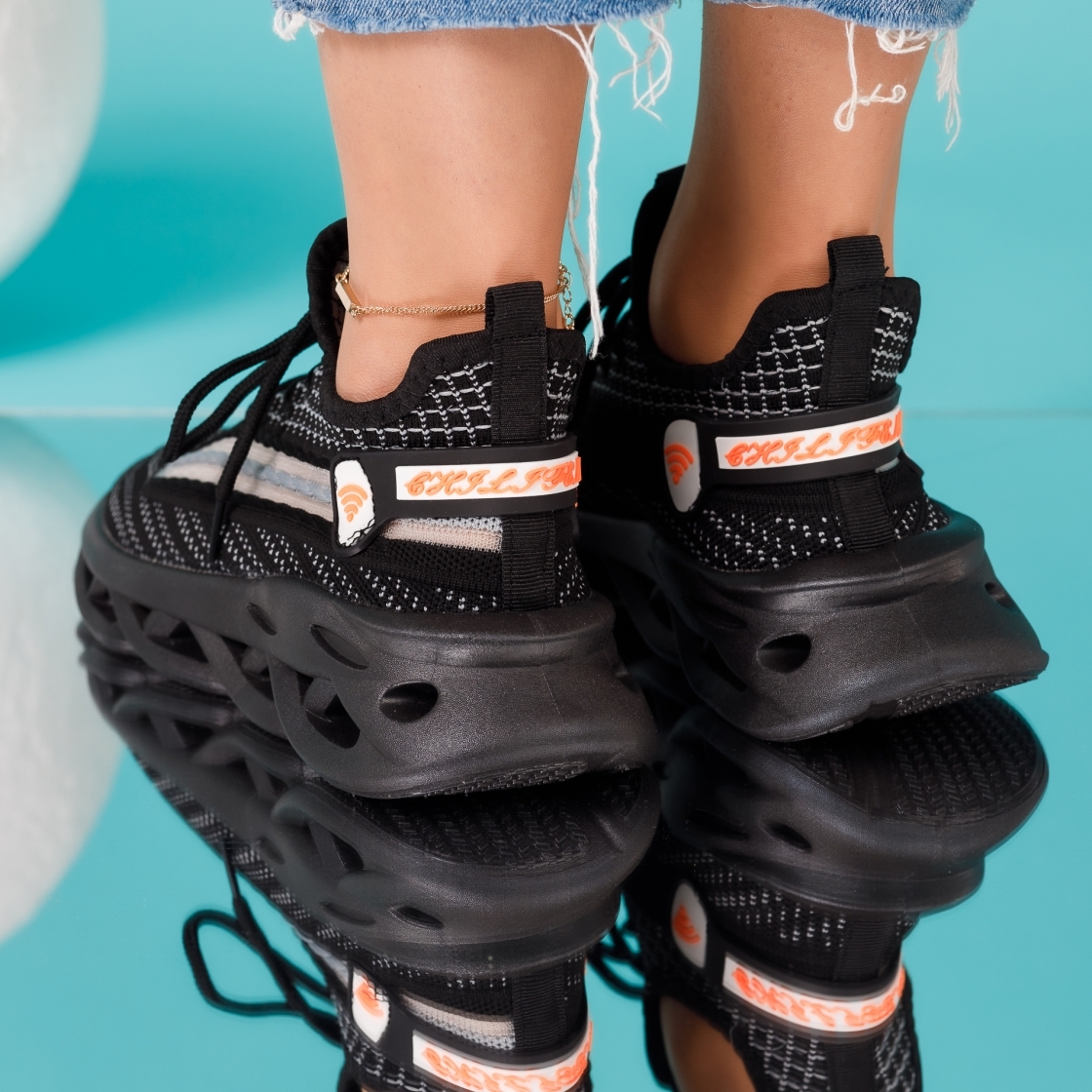Дамски спортни обувки Beauty черен #4083M