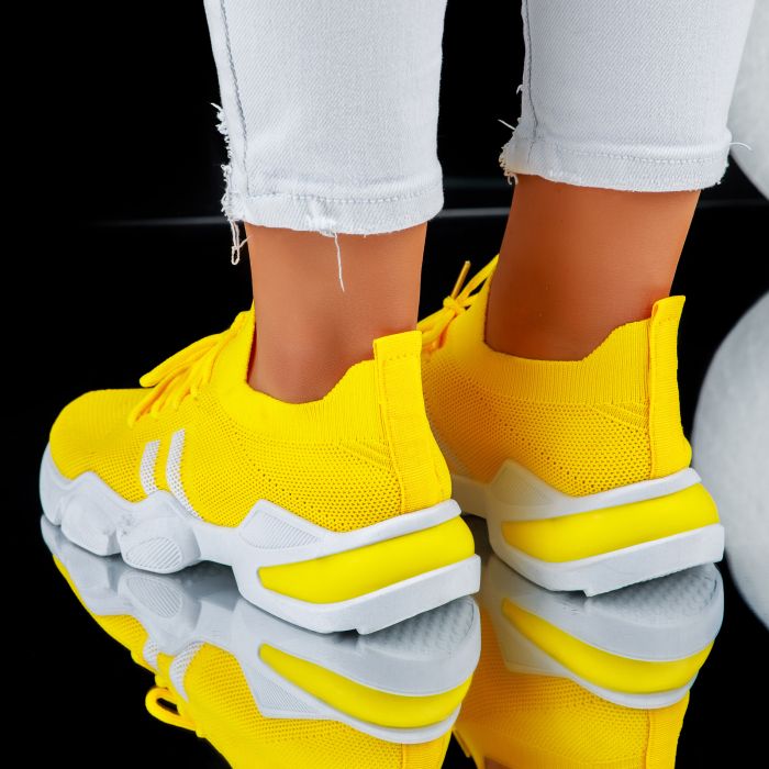 Дамски спортни обувки Karina Gбелинаni/белина #6469M